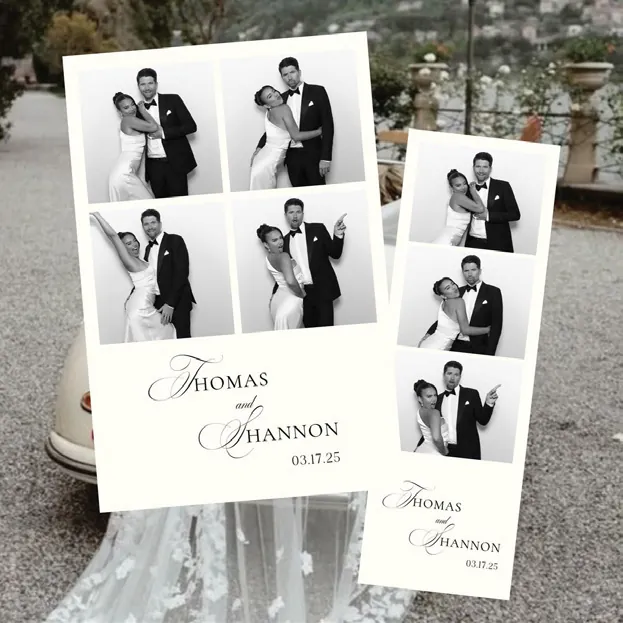 Thomas and Shannon wedding strips